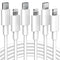 6Ft USB C Charging Data Cable, Flash Charging Cable, 15W Fast Charging PD 2.0 Data Cable Compatible with Iphone 14 13 12 11 Pro / Pro Max XS XR, Smartphone Charging Accessories