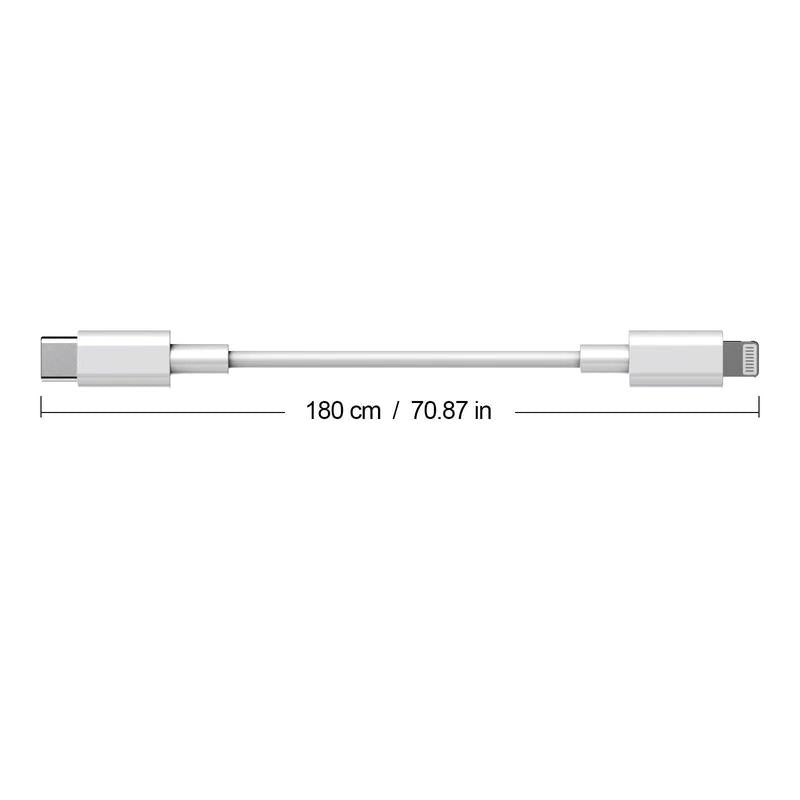 6Ft USB C Charging Data Cable, Flash Charging Cable, 15W Fast Charging PD 2.0 Data Cable Compatible with Iphone 14 13 12 11 Pro / Pro Max XS XR, Smartphone Charging Accessories